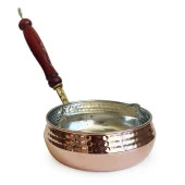 Shark Anatolia Ahşap Kulplu Bakır Salsa Sosluk No:1 - 6