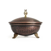 Shark Anatolia Ayaklı Defne Bakır Şekerlik Oksit - 1