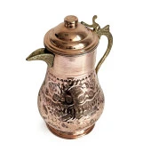 Shark Anatolia Maraş El İşleme Bakır Penguen Sürahi No:2 - 6