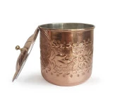 Shark Anatolia Safran El İşleme Bakır Baharatlık 12cm - 4