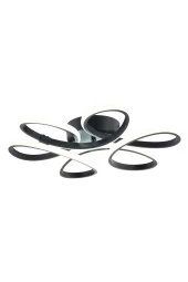 Dekorluna Elvis Modern Siyah Plafonyer Tavana Sıfır 3 Renk Işık Sıfır Salon Mutfak Yatak Odası Led Avize - 4