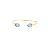 Kadir Jewellery 22 Ayar Altın Kaplama El İşçiliği Zirkon Taşlı Kadın Charm Bileklik - 12