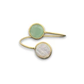 Kadir Jewellery 22 Ayar Altın Kaplama Ayarlanabilir İnci Bilezik thumbnail 4