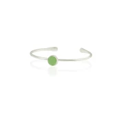Kadir Jewellery Zirkon Taşlı Ayarlanabilir 925 Ayar Gümüş Kaplama Bilezik - 3