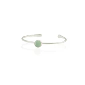 Kadir Jewellery Zirkon Taşlı Ayarlanabilir 925 Ayar Gümüş Kaplama Bilezik - 4