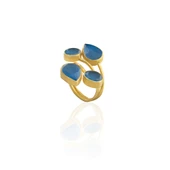 Kadir Jewellery 22 Ayar Altın Kaplama Zirkon Taşlı Kadın Vintage Yüzük thumbnail 10