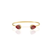 Kadir Jewellery 22 Ayar Altın Kaplama El İşçiliği Zirkon Taşlı Kadın Charm Bileklik - 11