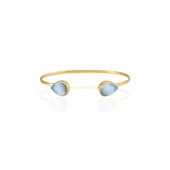 Kadir Jewellery 22 Ayar Altın Kaplama El İşçiliği Zirkon Taşlı Kadın Charm Bileklik - 10