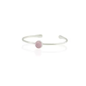 Kadir Jewellery Zirkon Taşlı Ayarlanabilir 925 Ayar Gümüş Kaplama Bilezik - 6