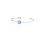 Kadir Jewellery Zirkon Taşlı Ayarlanabilir 925 Ayar Gümüş Kaplama Bilezik - 1