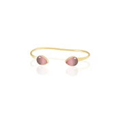 Kadir Jewellery 22 Ayar Altın Kaplama El İşçiliği Zirkon Taşlı Kadın Charm Bileklik - 6