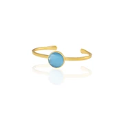 Kadir Jewellery Zirkon Taşlı Ayarlanabilir 22 Ayar Altın Kaplama Bilezik thumbnail 10