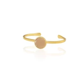 Kadir Jewellery Zirkon Taşlı Ayarlanabilir 22 Ayar Altın Kaplama Bilezik thumbnail 7