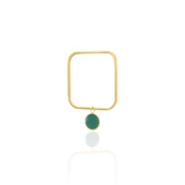 Kadir Jewellery 22 Ayar Altın Kaplama Zirkon Taşlı Ayarlanabilir Vintage Bilezik - 2