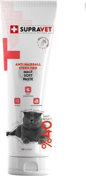 Supravet Anti Hairball Sterilised Malt Paste 100 Gr. - 2