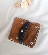 Cüzdan Hakiki Deri Bozuk Para Cüzdanı El Yapımı Çanta İçi 2 Gözlü thumbnail 4