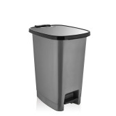 Pedallı Plastik Çöp Kovası 10 Litre Gri - 140GREY - 1