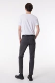 Wrangler W18SBY854 Koyu Gri Erkek Larston Düşük Bel Dar Kesim Dar Paça  Esnek Kot Pantolon - 5