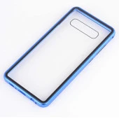 Galaxy S10 Kılıf Zore Devrim Mıknatıslı Cam Kapak - 1