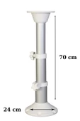 Hangar Ucuzluk Tekne Karavan Teleskopik Masa Ayağı 3 Kademe HBCV0000283FQI - 2