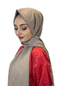 Pamuk Caz Şal, Eflatun Scarf Tek Renk Jazz Şal 1001  TAŞ - 1