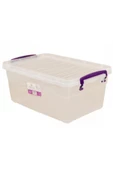 Şeffaf Çok Amaçlı 30 Lt Dikdörtgen Saklama Kabı 48x32x29 Royaleks-82113 thumbnail 1
