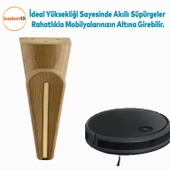 Nota Mobilya Kanepe Sehpa TV Ünitesi Koltuk Ayağı Baza Ayakları Ahşap Desenli Kahverengi Ceviz 16 cm thumbnail 5