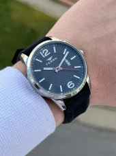 Ferro Takvimli Siyah Renk Slikon Kordon 30 Mt Su Geçirmez Erkek Kol Saat EFM11316-J22 thumbnail 3