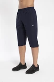 Crozwise Spor Lycra - Erkek Lacivert Likralı Spor Kapri - 8036-01 - 2