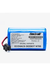 ELECTROLL Ecovacs Deebot N79s Batarya (ORJİNAL KAPASİTE) 2.600mah Pil Akıllı Robot Süpürge Batarya Değişimi thumbnail 1