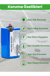 ELECTROLL Tesvor X500 Pro Batarya (ORJİNAL KAPASİTE) 2.600mah Pil Akıllı Robot Süpürge Batarya Değişimi thumbnail 4