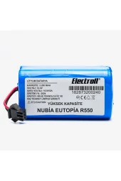 ELECTROLL Nubia Eutopia R550 Batarya (YÜKSEK KAPASİTE) 3.200mah Pil Akıllı Robot Süpürge Batarya Değişimi thumbnail 1