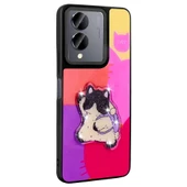 Vivo Y36 5G Kılıf Parlayan Kabartmalı İkonik Figürlü Amas Silikon Kılıf thumbnail 4