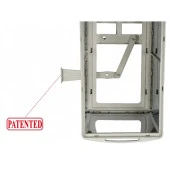 Pelikan 21750 Dolap içi Çöp Kovası Raylı Paslanmaz Krom 12 LT - 3