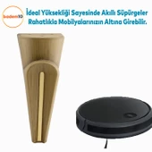 Nota Mobilya Kanepe Sehpa TV Ünitesi Koltuk Ayağı Baza Ayakları Ahşap Desenli Kahverengi Ceviz 16 cm - 5