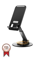 Torima JX-036 Siyah 360 Derece Dönebilen Masa Üstü Telefon Tutucu - 1