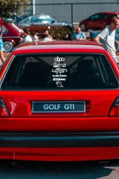 Oto Arka Cam Sticker Model 35 İngilizce Beyaz 40*20 Cm - 4