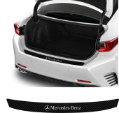 Mercedes 500 İçin Uyumlu Aksesuar Oto Arka Tampon Bagaj Koruyucu Sticker 92*7 Cm - 1
