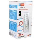 POWERMASTER PM-23800 24 LEDLİ TELEFON ŞARJ EDEBİLEN IŞILDAK (6V4A AKÜLÜ * POWERBANK ÖZELLİKLİ) - 4