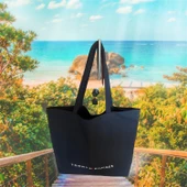 Tommy Hilfiger Plaj ve Günlük Kullanılabilir Kol Çantası Genişlik-47-Derinlik-38-Vintage thumbnail 1