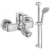 ECA Luna Banyo Bataryası + ECA Logica Sürgülü Duş Seti Üst Takımı thumbnail 1