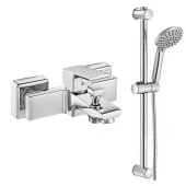 ECA Tiera Banyo Bataryası + ECA Logica Sürgülü Duş Seti Üst Takımı thumbnail 1