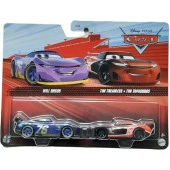 Disney Cars Will Rusch ve Tim Treadless 2'li Araba DXV99-HTX08 - 1
