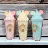 Quokka Life Unicorn Ice Cream Milkshake Bardağı 450 Ml - 1