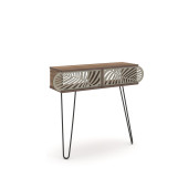 Homedora illia Dresuar Consol Ceviz-siyah - 1