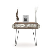 Homedora illia Dresuar Consol Ceviz-siyah - 2