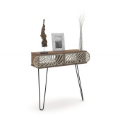 Homedora illia Dresuar Consol Ceviz-siyah - 3
