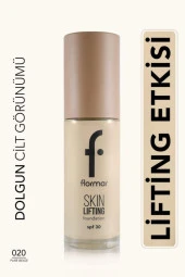 Flormar Spf30 Sıkılaştırıcı Fondöten - Skin Lifting Fdt. - 020 Pure Beige - 1