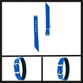 Uyguna-Yakala Royal Blue 3.0*47-55 Cm  Dokuma Boyun Tasması-SMA.348 thumbnail 2