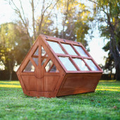 MANDU Ahşap tribox sera saksı (Büyük) - 1